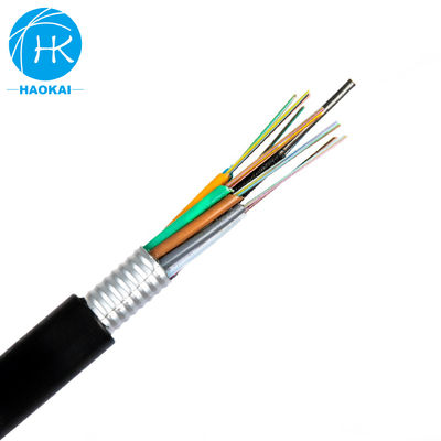 Su geçirmez GYTA Dış Fiber Kablosu Tek Çelik Tel Merkezi Güçlendirme ile