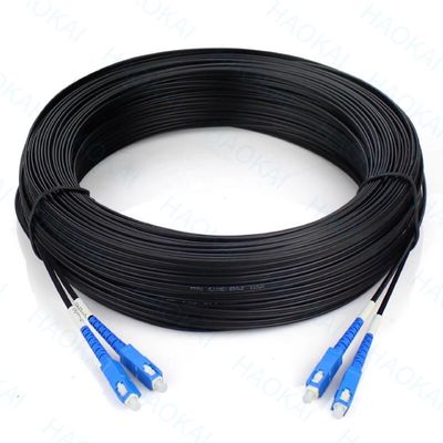 FTTH Drop Fiber Patch Cord SC APC FC ST LC Çelik Tel FRP Veri Merkezi Sistemleri