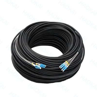 FTTH Drop Fiber Patch Cord SC APC FC ST LC Çelik Tel FRP Veri Merkezi Sistemleri