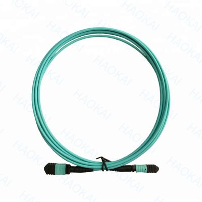 Kompakt MPO / MTP Fiber Optic Patch Cord OM3 Fiber Optic Patch Kablosu