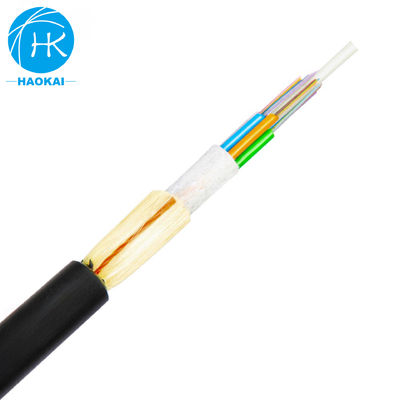 Hafif ADSS Dış Açık Optik Kablo Tüm Medya Kendini Destekleyen Fiber Optik Kablo