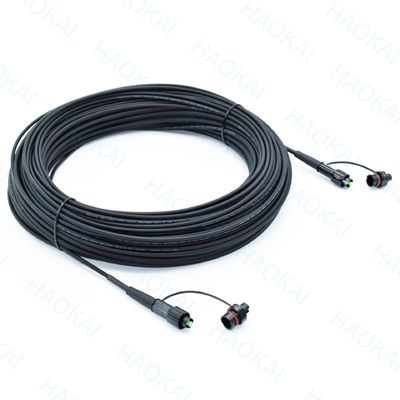 FTTA Mini Su geçirmez Patch Cord SC APC-SC APC Drop Fiber Optic Kablo