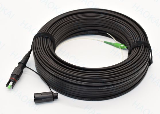 IP67 IP68 Su geçirmez Patch Cord Drop SC / APC Bağlantısı ile Fiber Optik Kablo