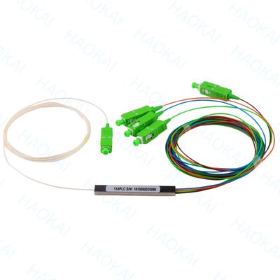 FTTx Systems SC UPC Fiber Optic PLC Splitter 1x2 Mini Çelik Tüp