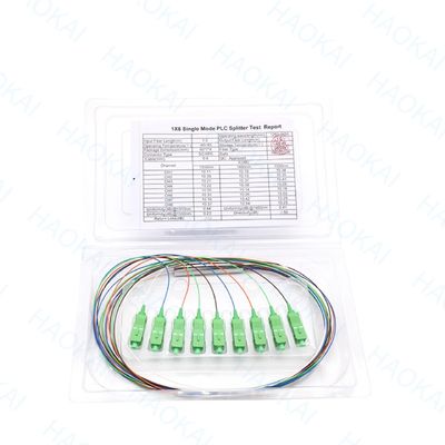 SC UPC APC LC Bağlantı Optik Fiber Splitter Mini Çelik Tüp Fiber Optik Splitter Kutusu