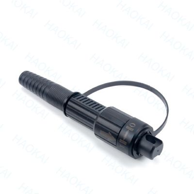 Ön Bağlantı FTTX Çözüm SC APC FTTA Fiber Optic Kablo 5.0mm G657A2 LSZH 5M Siyah