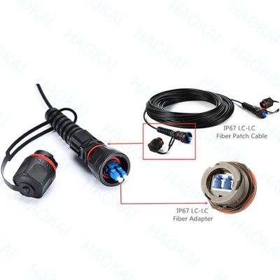 Ön Bağlantı FTTX Çözüm SC APC FTTA Fiber Optic Kablo 5.0mm G657A2 LSZH 5M Siyah