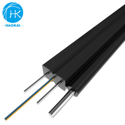 FTTH Kapalı İniş Kablosu Çelik Tel 1 çekirdek 2 çekirdek 4 çekirdek Öz Destekli Fiber Optik Kablo