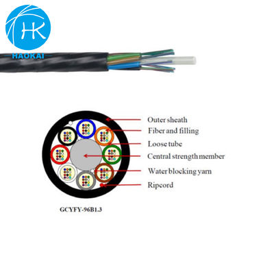 Dışarısı Tek modlu Mikro Havadan Üflenmiş Kablo Çöplü Çubuklu Havadan Üflenmiş Fiber Kablo