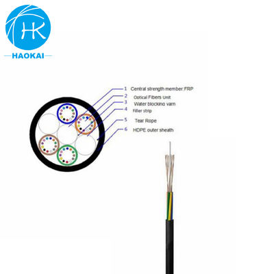 Gcyfty Gcyfy Air Blown Fiber Kablo 12 çekirdek 24 çekirdek 48 çekirdek 72 çekirdek 96 çekirdek 144 çekirdek