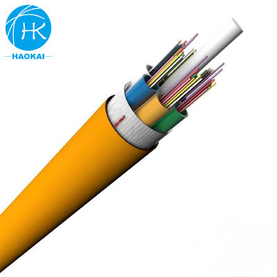 Kayıp Tüp Hava Üflenmiş Fiber Optic Kablo Gcyfty Gcyfy 12 çekirdek 24 çekirdek FRP