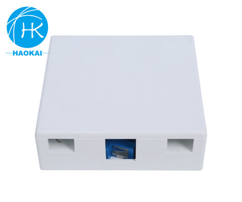 2 çekirdekli Mini Terminal Kutusu SC Fiber Optic Access 86 türü Kapalı Alt Duvarlı Kutusu