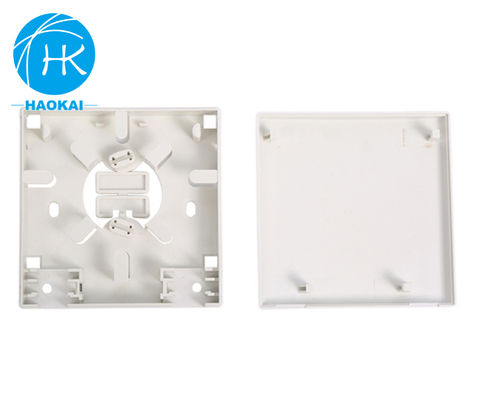 2port Kapalı FTTH Fesplat Kutusu Masaüstü SC LC UPC 86 tipi Mini Fiber Optic Rosette Kutusu