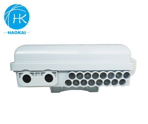 Su geçirmez Dış Fiber Optic Junction Box Plastik 16 çekirdekli FTTH Kutusu