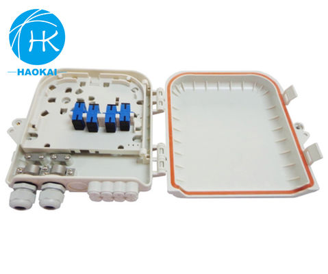 8 çekirdekli fiber optik sonlandırma kutusu duvara monte edilmiş açık hava fiber optik dağıtım kutusu