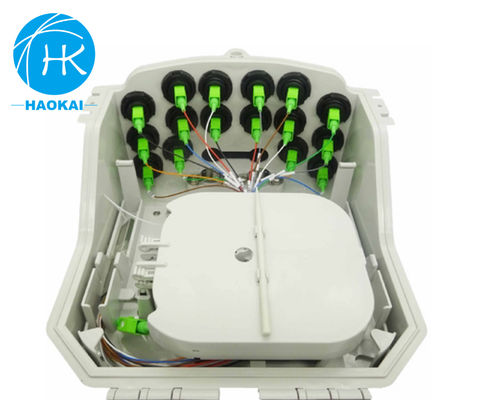 Su geçirmez Dış Fiber Optic Junction Box 16Cores 16ports FTTH Distribution Box