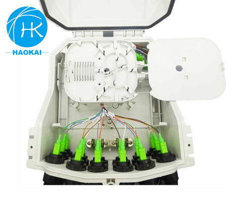 Su geçirmez Dış Fiber Optic Junction Box 16Cores 16ports FTTH Distribution Box