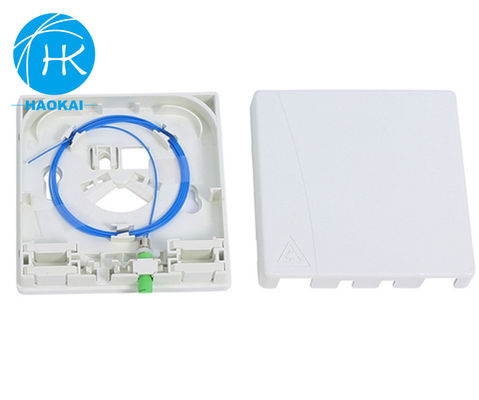 Duvar Montajı Mini FTTH Terminasyon Kutusu Fiber Optic SM PTO ATB Kutusu Pigtail ile