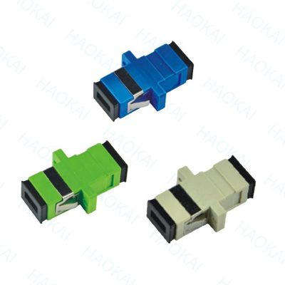 125um Fiber Hızlı Bağlantı PVC SC UPC Adaptörü Düşük Ekleme Kaybı