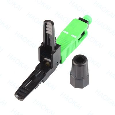 SC APC Fiber Optic Hızlı Bağlantı 55mm Uzunluk Fiber Optic Hızlı Bağlantı