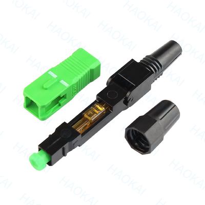 SC APC Fiber Optic Hızlı Bağlantı 55mm Uzunluk Fiber Optic Hızlı Bağlantı