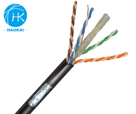 Jelly Doldurulmuş UTP CAT6 Kablosu Mesajcı Açık Hava Ağı Kablosu