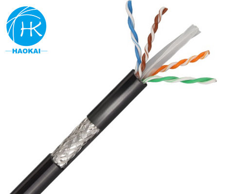 FTP CAT6 Çift Ceketli LAN Kablo 305m Dış Ethernet Kablo