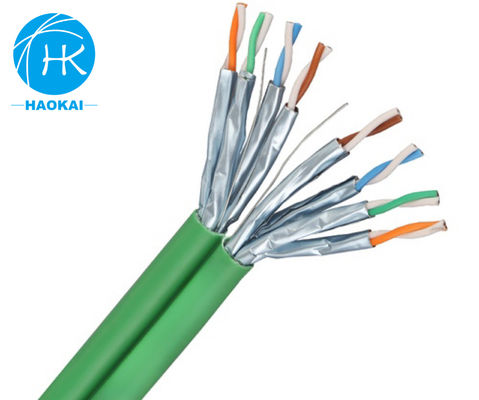 Dupleks LAN İnternet Kablosu FFTP CAT7 Kablosu 1000ft 305m Roll Pass Fluke Test