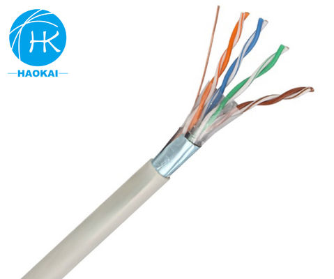 Dış UTP CAT5E Kablosu Güç ve Mesajla Saf Bakır LAN Kablosu