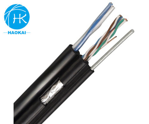 PVC Ceket Dış LAN Kablosu FTP CAT5E Çelik Mesajlı Ağ Kablosu