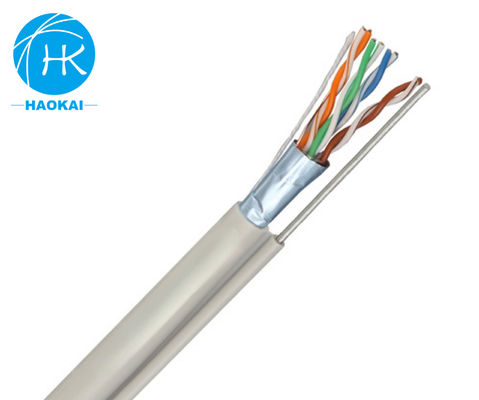 UTP CAT5E Dışarısı LAN Kablosu Mesajla Katı HDPE Izolasyonu