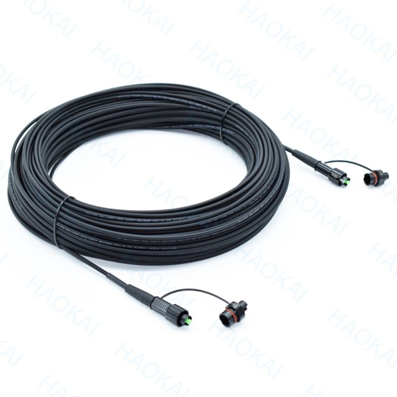 FTTA Mini Su geçirmez Patch Cord SC APC-SC APC Drop Fiber Optic Kablo