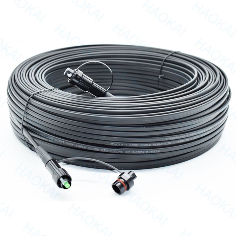 Dış FTTH Fiber Optic Patch Cord Mini SC APC Su geçirmez konektör