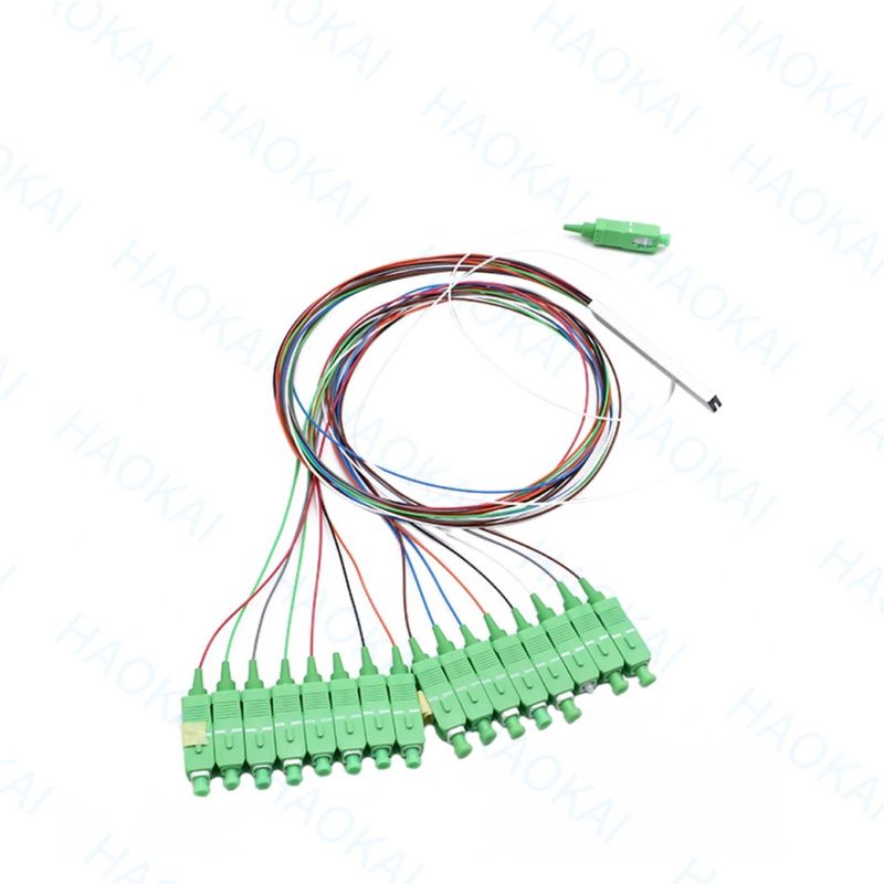 1x32 PLC Fiber Optic Splitter SC APC Connetcor ile Fiber Optic Coupler Splitter
