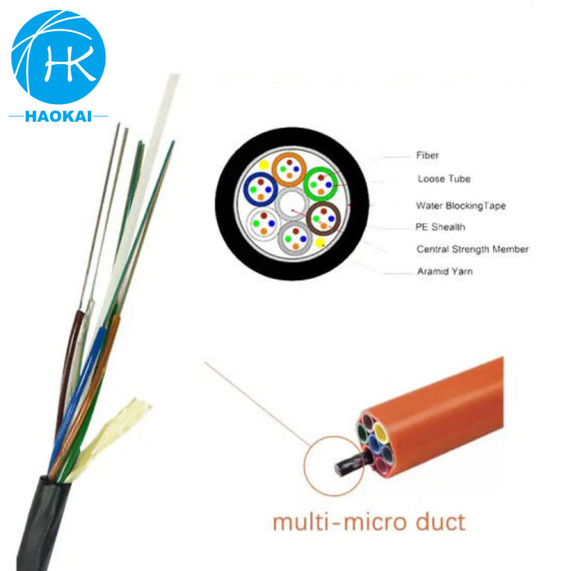 Mikro çekirdek hava üfleme fiber optik kablo yeraltı kurulumları