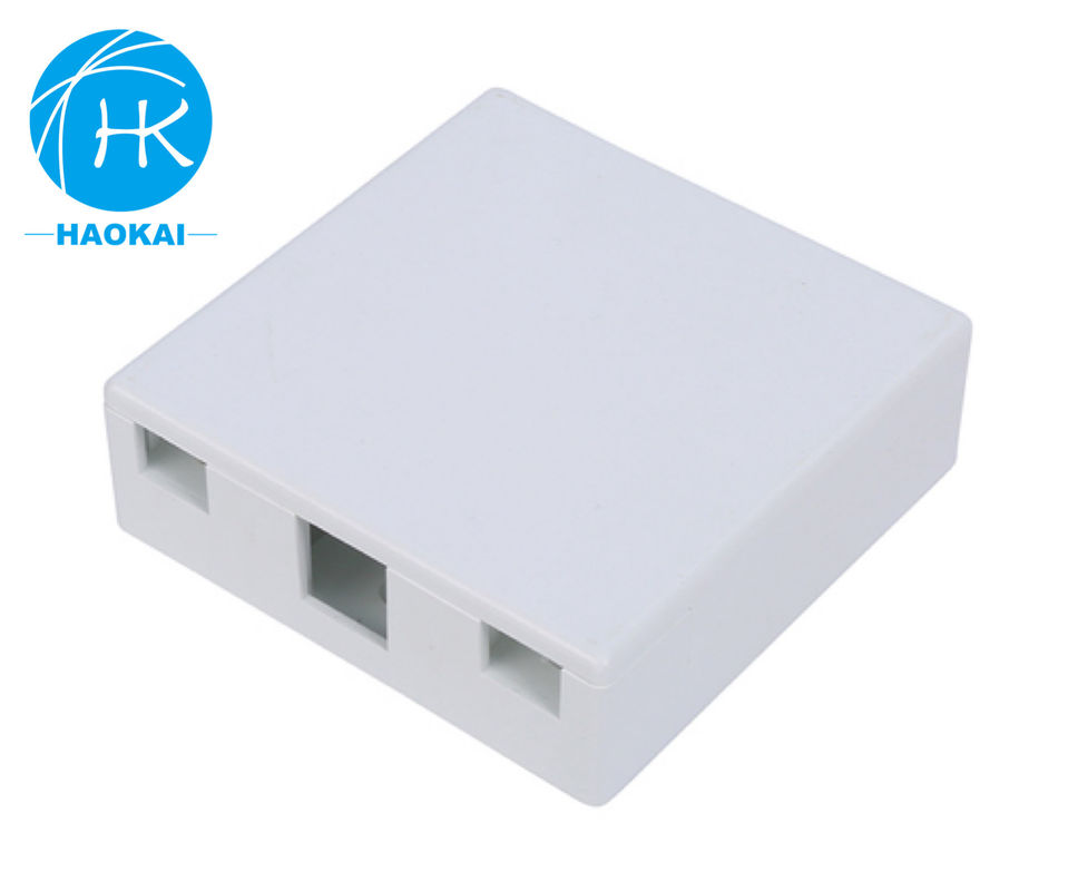 2 çekirdekli Mini Terminal Kutusu SC Fiber Optic Access 86 türü Kapalı Alt Duvarlı Kutusu