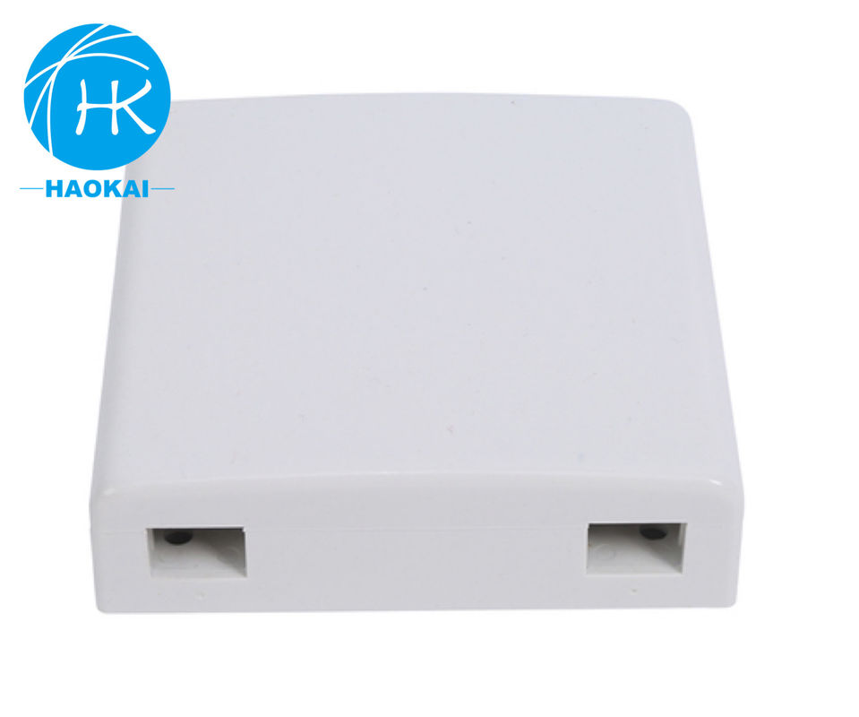 2port Kapalı FTTH Fesplat Kutusu Masaüstü SC LC UPC 86 tipi Mini Fiber Optic Rosette Kutusu