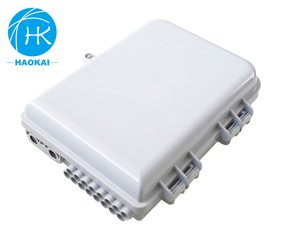 Su geçirmez Dış Fiber Optic Junction Box Plastik 16 çekirdekli FTTH Kutusu