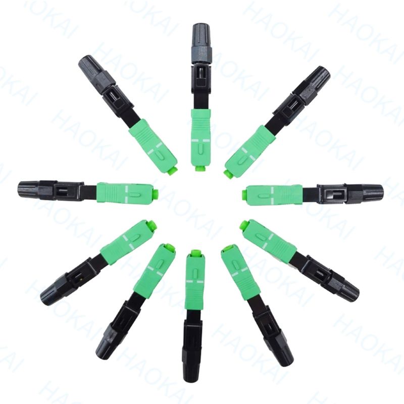 Fiber Optic Drop Kablo Hızlı Bağlantı Tek Mod FTTH SC UPC Hızlı Bağlantı